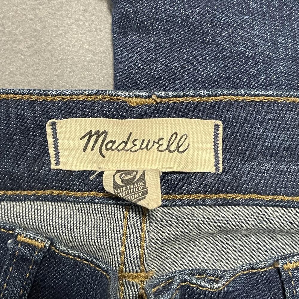 Madewell Jeans Womens 25 Blue 8 Inch Skinny Stretch Denim Mid Rise Ankle - Picture 3 of 13